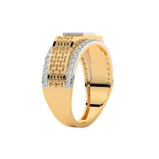 Neo Round Diamond Ring For Men